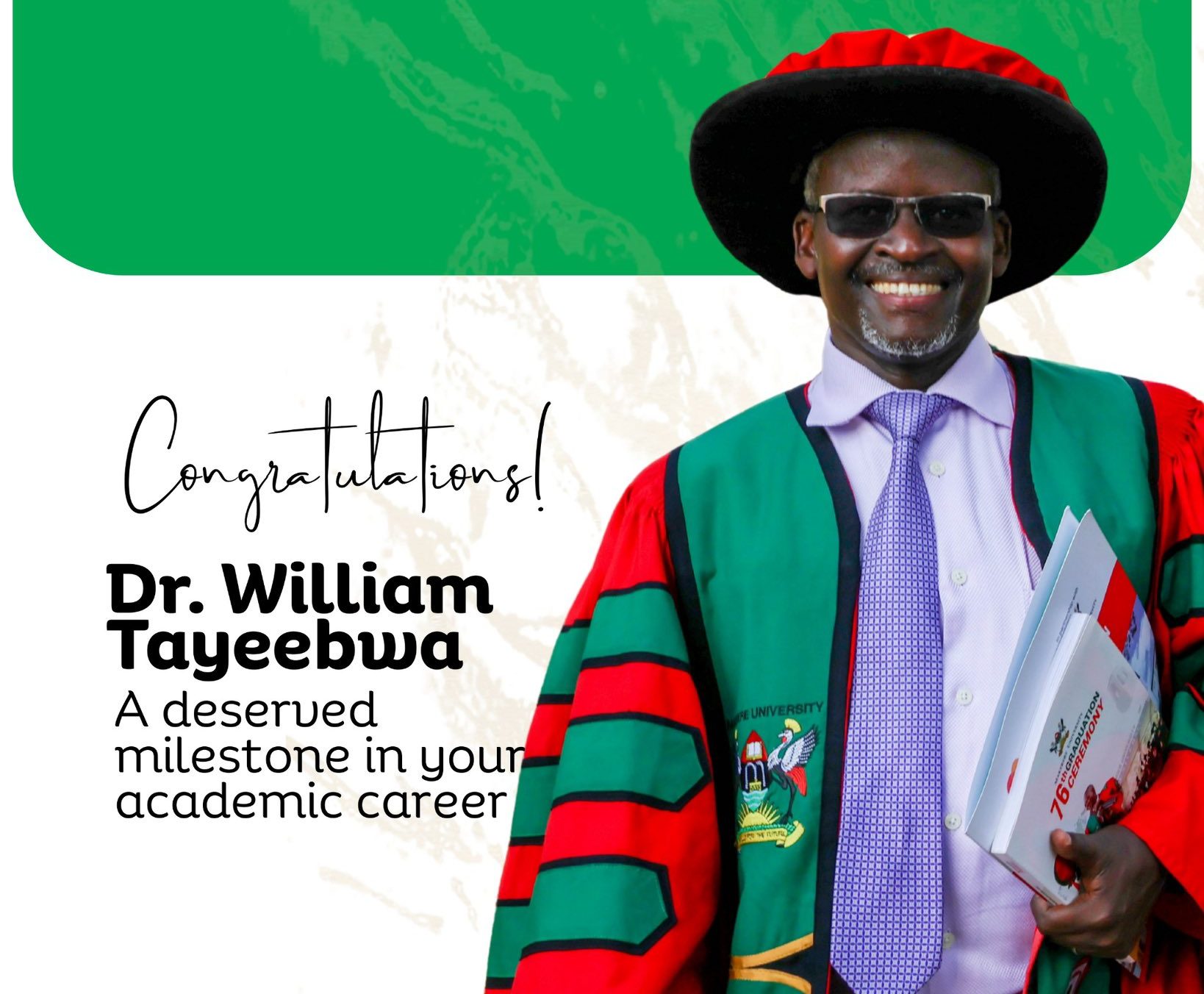 Makerere Promotes Dr. William Tayeebwa to Associate Professor