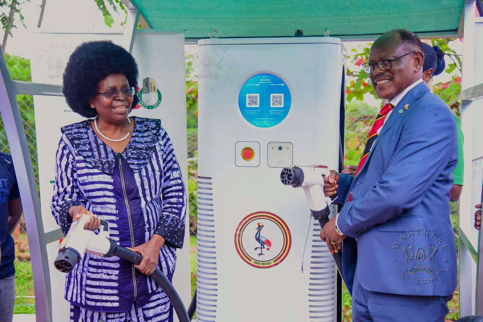 Makerere Launches First Electric Car Fast-Charging Station