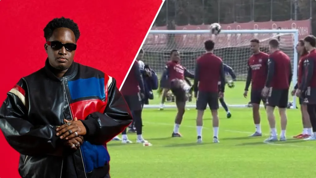 Joshua Baraka’s ‘Morocco’ makes waves in Arsenal’s training session (VIDEO)